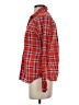 Lands' End Canvas Plaid Orange Long Sleeve Button-Down Shirt Size S - photo 5