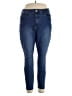 NY&C Solid Blue Jeans Size 18 - photo 1