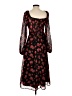 Francesca's Floral Black Cocktail Dress Size S - photo 2