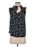 Porridge 100% Rayon Blue Sleeveless Blouse Size XL (4) - photo 1
