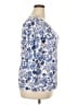 David Cline Blue 3/4 Sleeve Top Size XXL - photo 4
