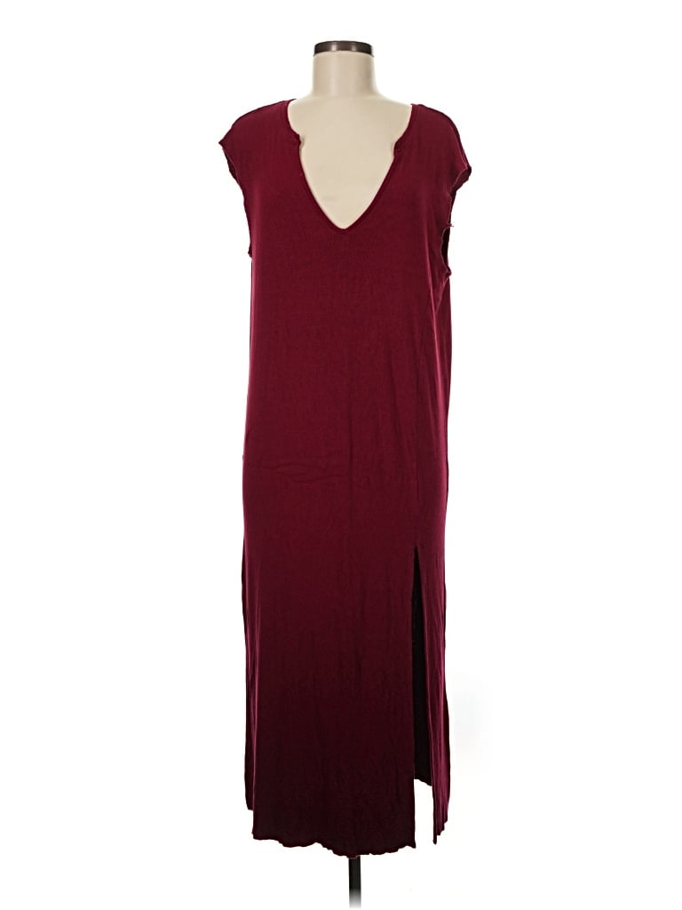 Pre-owned L*space Casual Dress In Burgundy