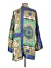 Nasty Gal Inc. 100% Polyester Blue Kimono Size S - photo 2