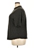 Polagram Polka Dots Black Short Sleeve Blouse Size 2X - photo 5
