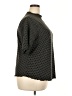 Polagram Polka Dots Black Short Sleeve Blouse Size 2X - photo 4