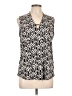 Jones New York Black Sleeveless Blouse Size L - photo 1