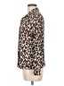 Anatomie Animal Print Ivory Long Sleeve Blouse Size M - photo 5