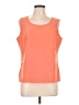 Notations 100% Polyester Orange Sleeveless Top Size L - photo 1