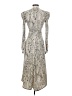 MNG Animal Print Silver Casual Dress Size 2 - photo 2