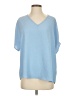 Entro 100% Polyester Blue 3/4 Sleeve T-Shirt Size S - photo 1