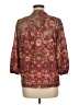 Unbranded 100% Polyester Paisley Brown 3/4 Sleeve Blouse Size M - photo 2
