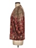 Unbranded 100% Polyester Paisley Brown 3/4 Sleeve Blouse Size M - photo 5