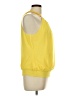 Cache 100% Polyester Yellow Sleeveless Blouse Size L - photo 4
