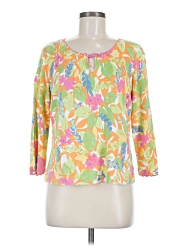 Sigrid Olsen 3/4 Sleeve Blouse (view 1)
