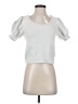 Old Navy Silver White Short Sleeve Top Size S - photo 1