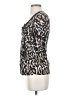 Kische Animal Print Brown Short Sleeve Top Size S - photo 5