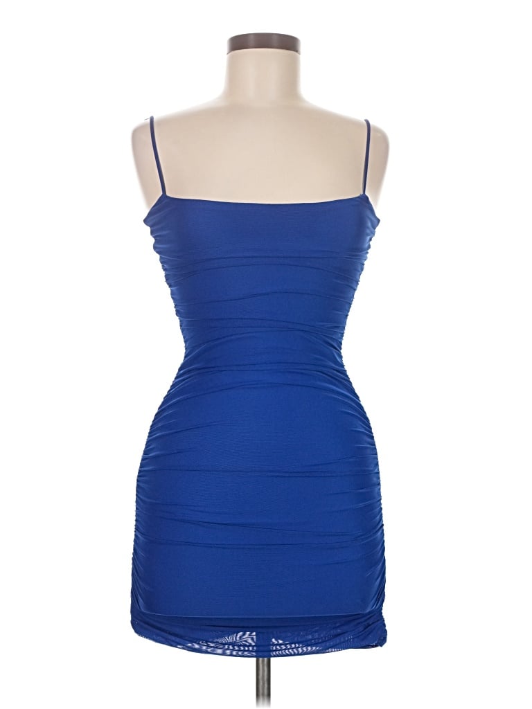 Pre-owned Lucy In The Sky Cocktail Dress In Blue