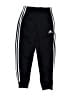 Adidas 100% Polyester Black Track Pants Size 8 - photo 1