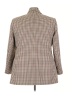 Bar III 100% Polyester Houndstooth Brown Blazer Size 3X - photo 2