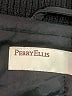 Perry Ellis 100% Polyester Solid Black Coat Size M - photo 6