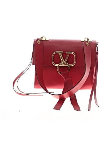 Valentino Leather Cannelle V-Ring Shoulder Bag (view 1)