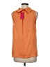 Vince Camuto Orange Sleeveless Top Size M - photo 2