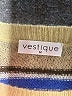 Vestique Stripes Yellow Pullover Sweater Size M - photo 7