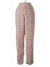 Tex 100% Polyester Hearts Red Casual Pants Size M - photo 1
