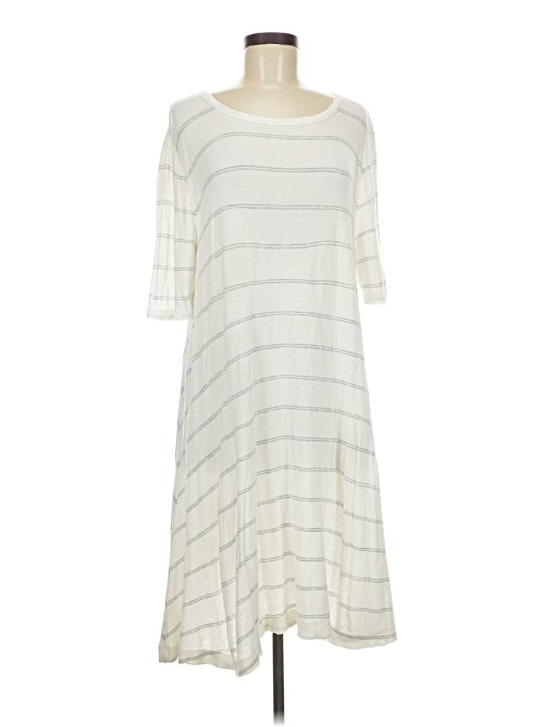 Pre-owned Lou & Grey Casual Dress In Ivory