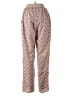 Tex 100% Polyester Hearts Red Casual Pants Size M - photo 2