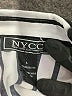 NYCC 100% Polyester Stripes Silver 3/4 Sleeve Blouse Size L - photo 7