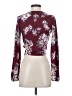 Moa Moa Burgundy 3/4 Sleeve Blouse Size S - photo 2