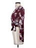 Moa Moa Burgundy 3/4 Sleeve Blouse Size S - photo 5