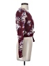 Moa Moa Burgundy 3/4 Sleeve Blouse Size S - photo 4