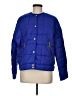 Rebecca Minkoff 100% Polyester Solid Blue Jacket Size M - photo 1