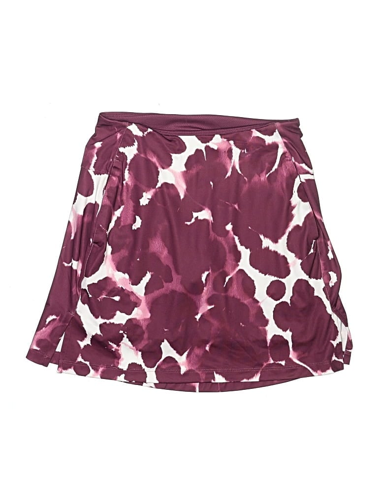 Pre-owned Nike Casual Skirt In Burgundy