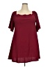 Boohoo Burgundy Short Sleeve Blouse Size 18 - photo 1