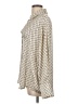 Zara Print Ivory 3/4 Sleeve Blouse Size L - photo 5