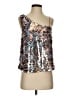 Free People Silver Sleeveless Blouse Size S - photo 1