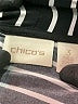 Chico's Stripes Black Blazer Size XL (3) - photo 6