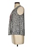 Blu Pepper 100% Polyester Silver Sleeveless Blouse Size S - photo 5