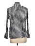 J.Crew Checkered-gingham Gray Blue Long Sleeve Button-Down Shirt Size 12 - photo 2