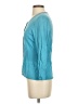 Sigrid Olsen Teal 3/4 Sleeve Blouse Size S - photo 5