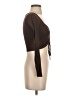Zara Brown Long Sleeve Top Size S - photo 4