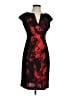 DressBarn Graphic Red Cocktail Dress Size 4 - photo 1