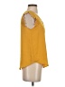 Mine 100% Polyester Yellow Sleeveless Blouse Size S - photo 4