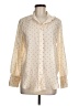 H&M Polka Dots Ivory Long Sleeve Blouse Size M - photo 1
