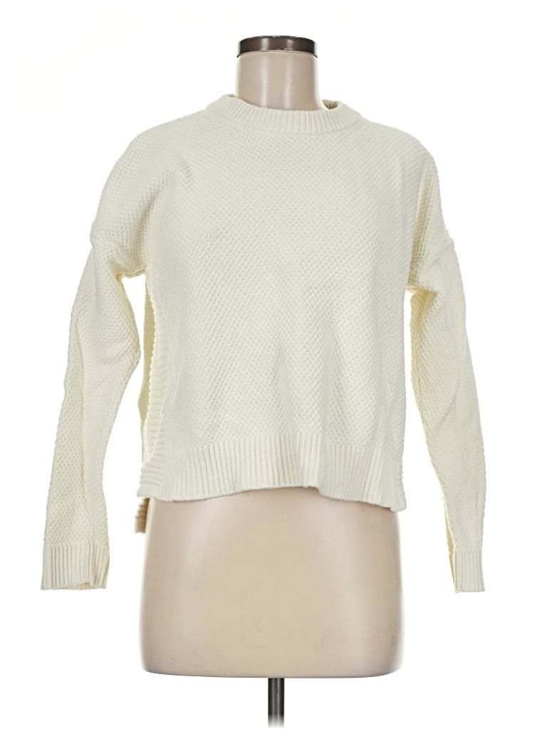 Pre-owned Jcrew Pullover Sweater In Ivory