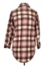 Old Navy Plaid Burgundy Pink Coat Size XS - photo 2