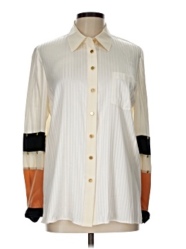 Tory Burch Long Sleeve Silk Top